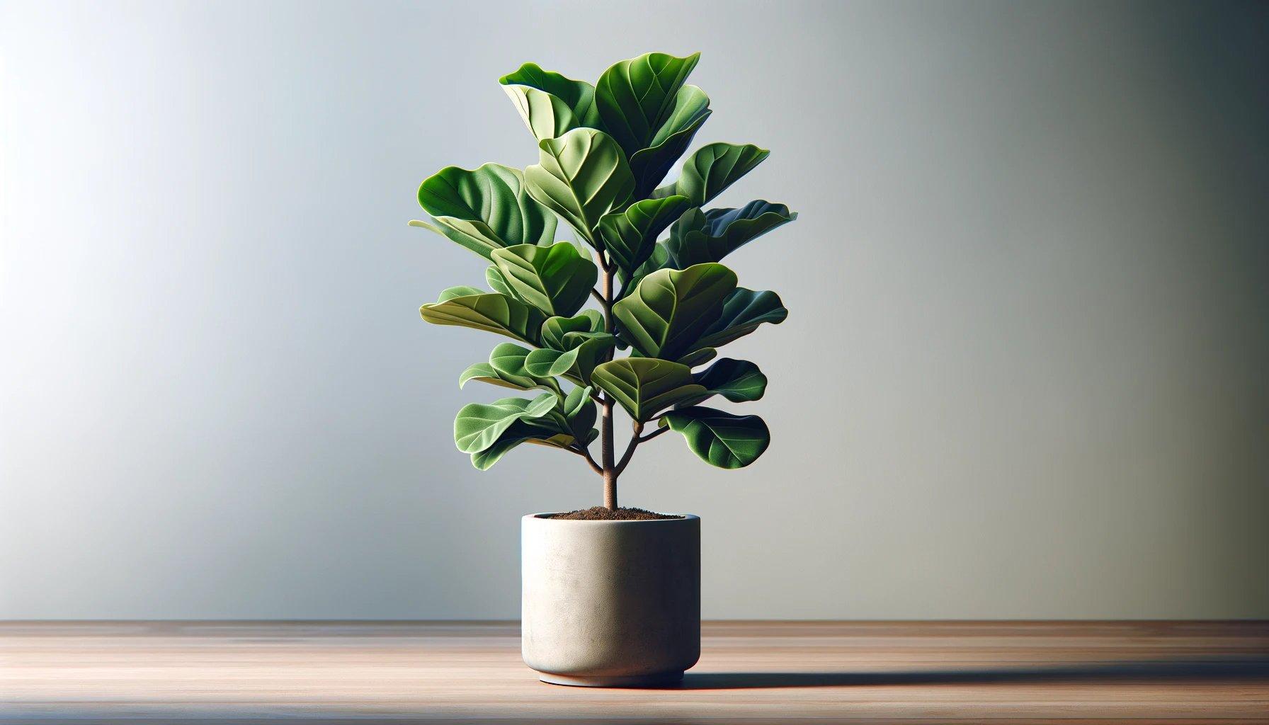 Tanaman Fiddle Leaf Fig atau Daun biola. F 36Vine