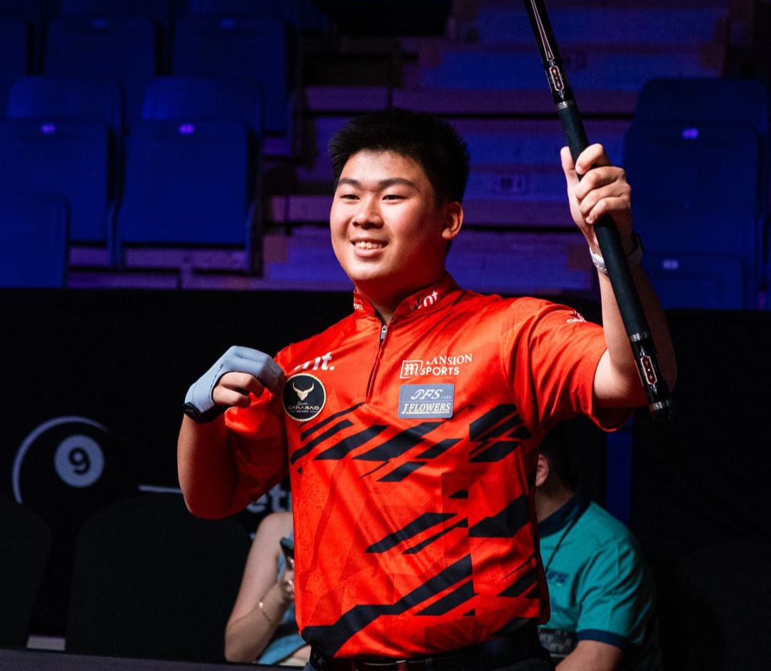 Albert Januarta, atlet asal Bintan yang keluar sebagai juara di kejuaraan biliar internasional Hanoi Junior Open 2024 di Vietnam, Sabtu (12/10/2024).