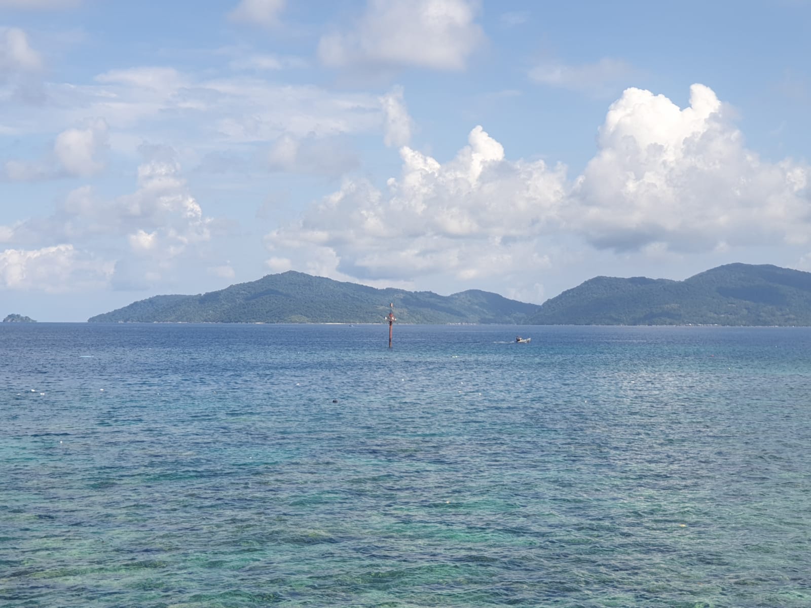 Suasana laut di Anambas yang masih asri