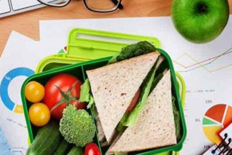 Ilustri.Makanan sehat bagi mereka yang sibuk.