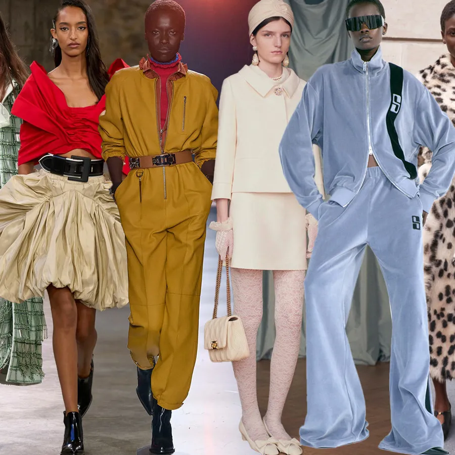 ILUSTRASI produksi trend fashion 2025. F Vogue