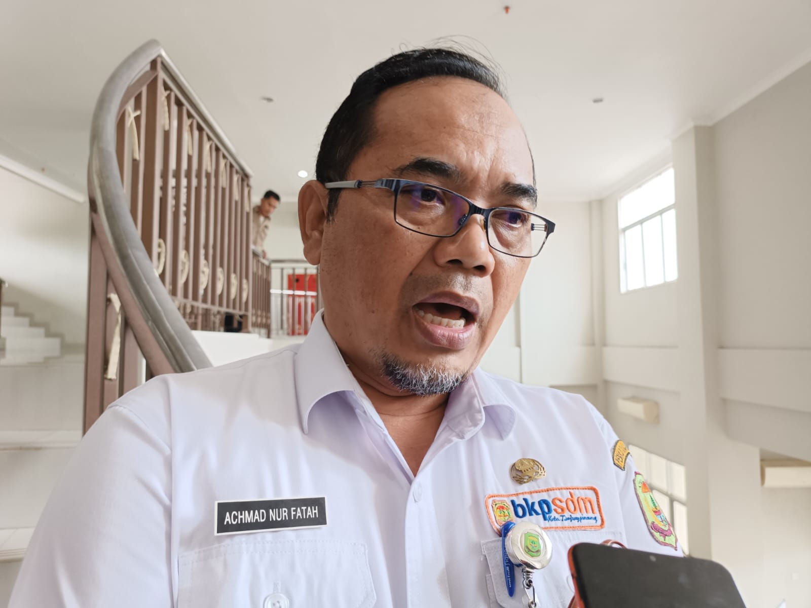 Kepala BKPSDM Tanjungpinang, Achmad Nur Fatah.