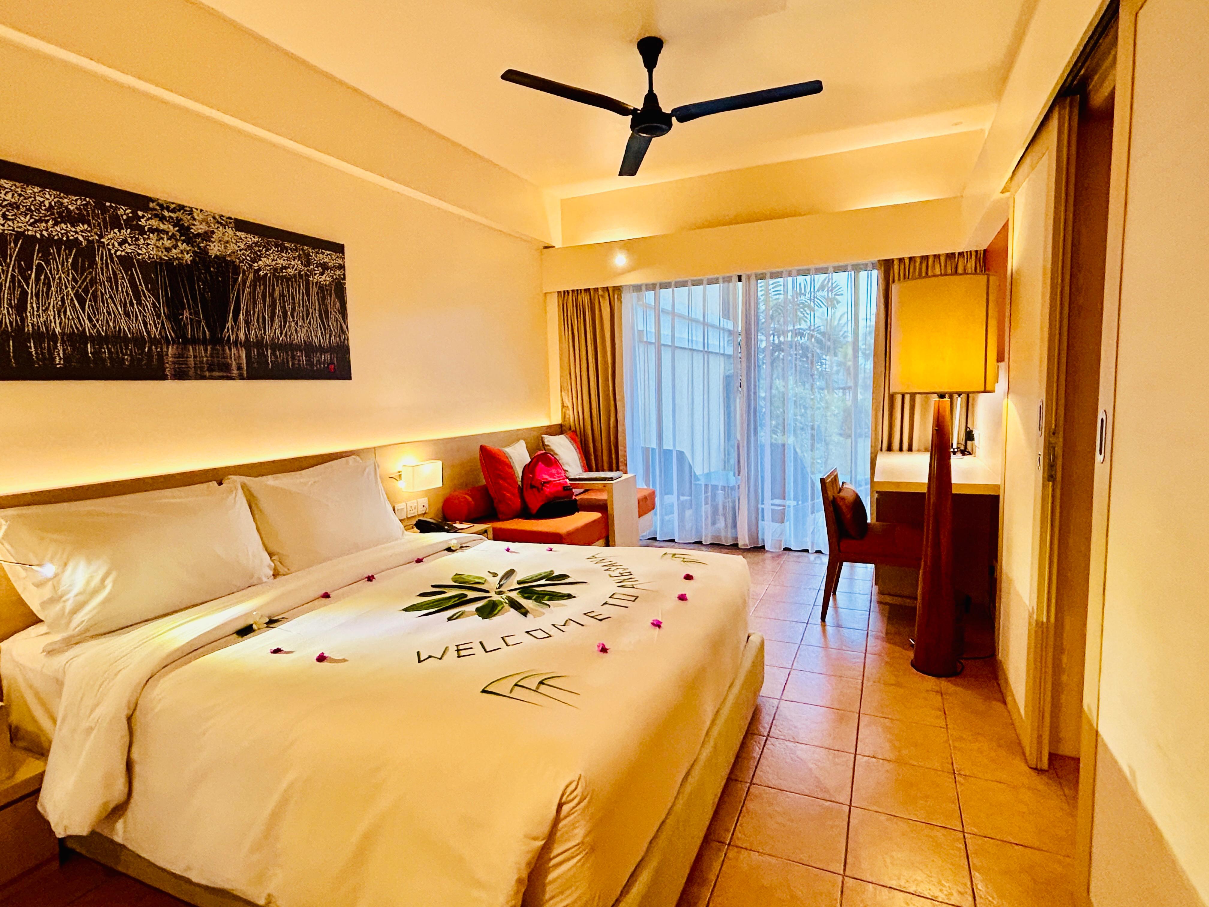 Kamar utama di Island Family Suite, Angsana Resort di Lagoi, Bintan. F Chahaya Simanjuntak/Batam Pos