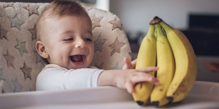 Ilustrasi. Teksturnya yang lembut membuat Pisang mudah dicerna oleh sistem pencernaan bayi.