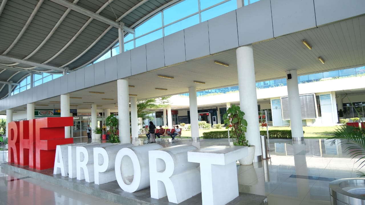 Kondisi Bandara Raja Haji Fisabilillah Tanjungpinang, Rabu (4/12).