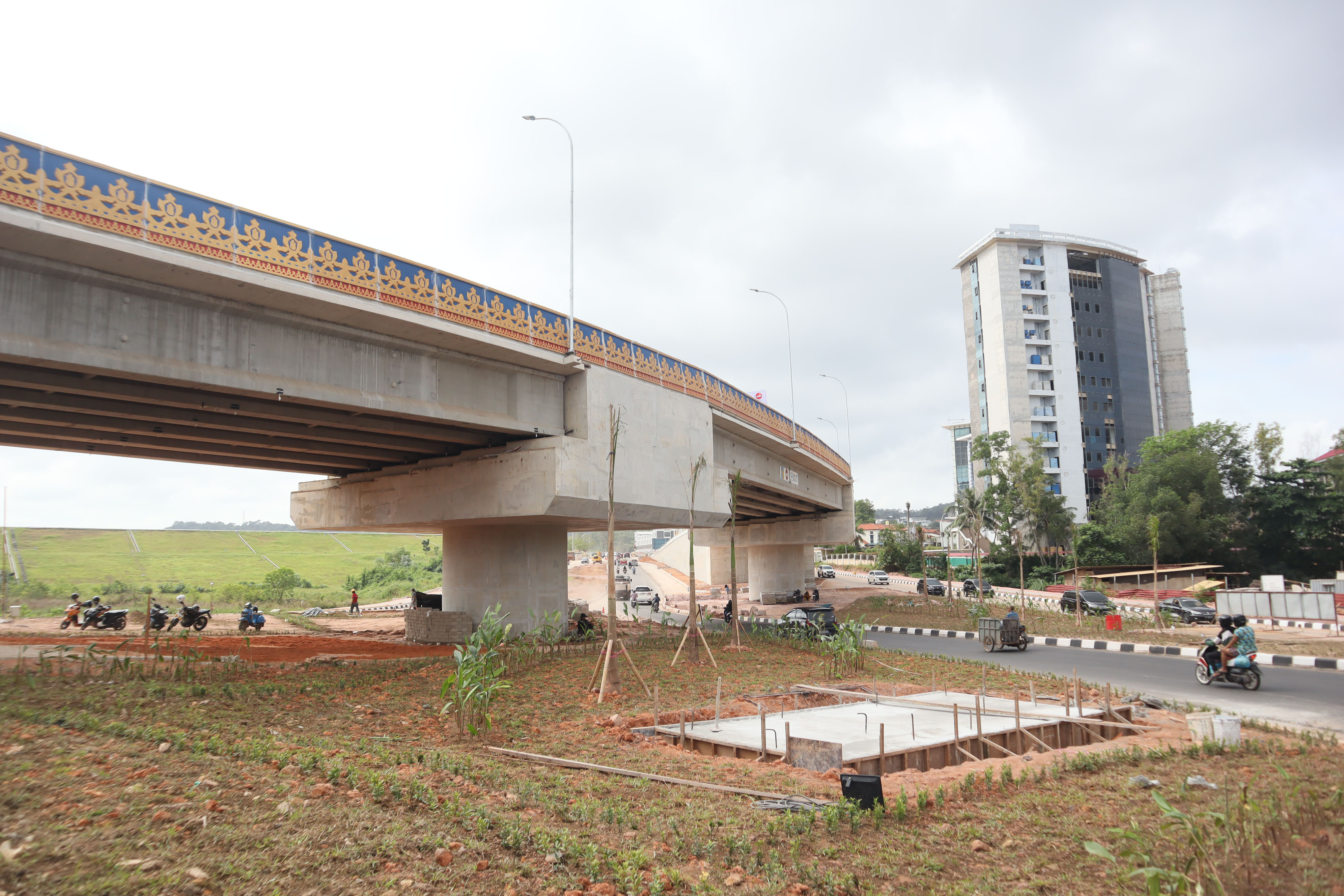 Flyover Laksamana Ladi di kawasan Seiladi, Batam yang baru saja diresmikan.