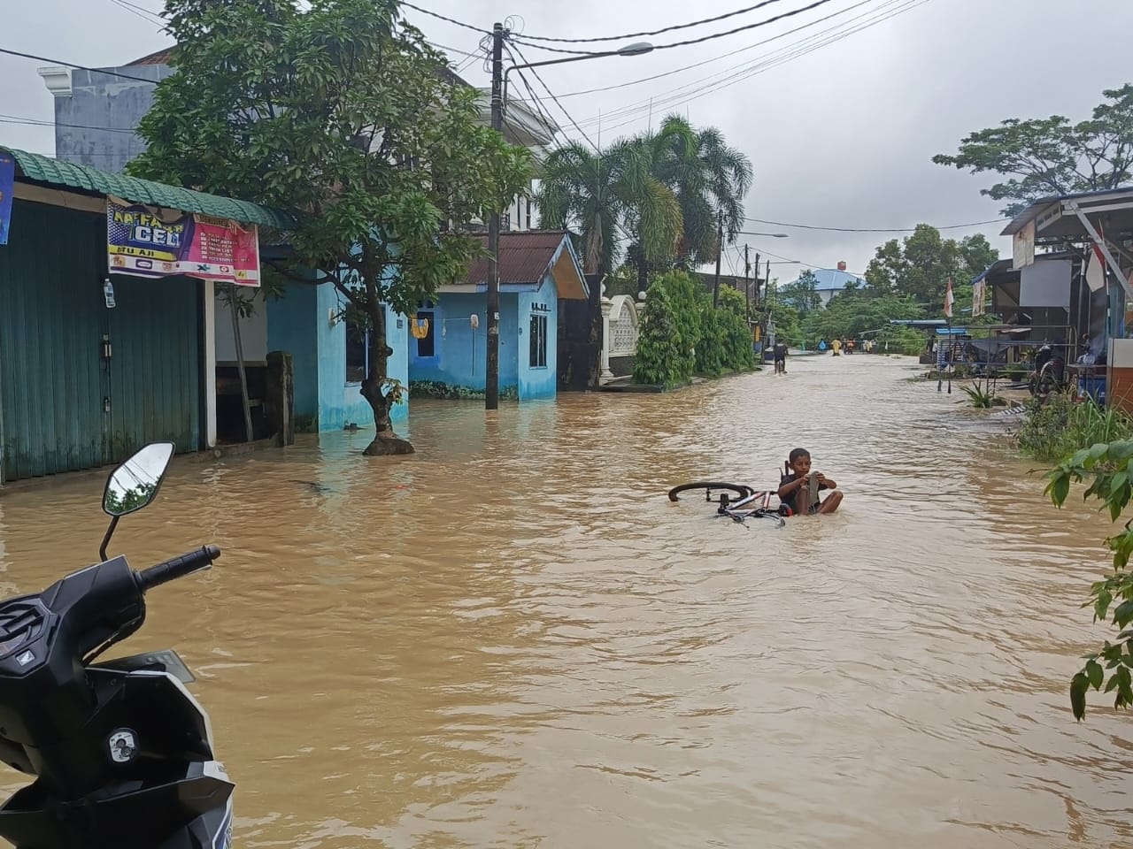 Banjir di kelurahan Buliang, Kecamatan Batuaji.