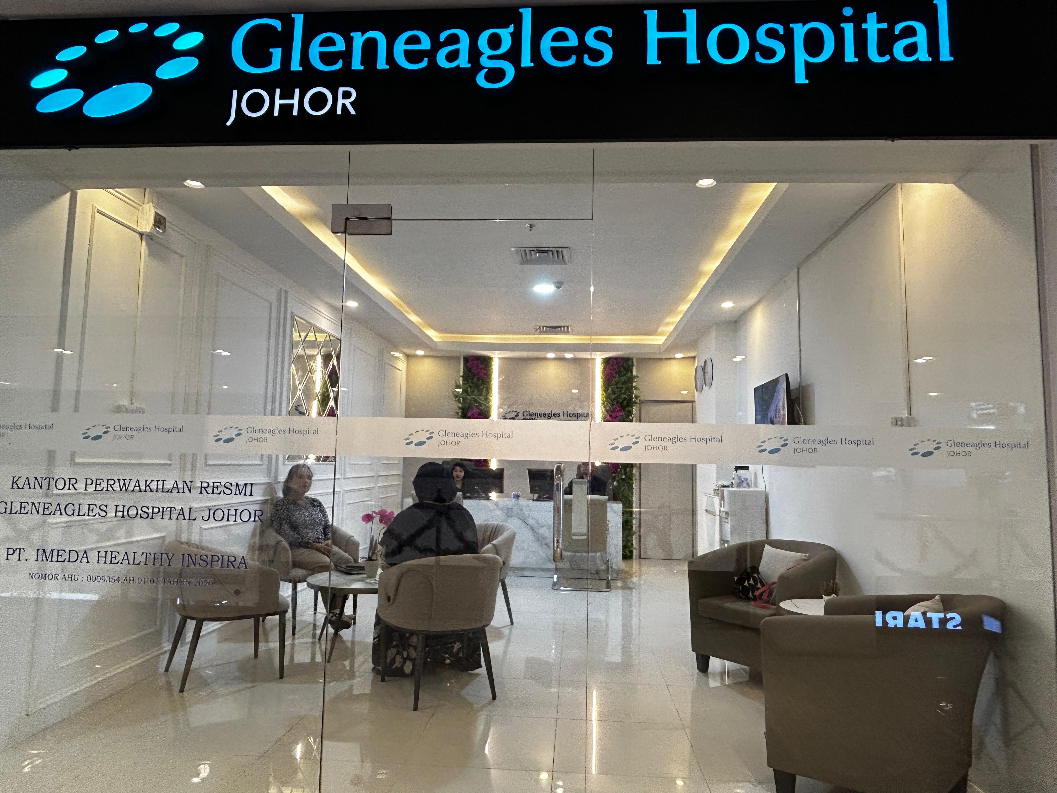 Kantor Perwakilan (RO) Gleneagles Hospital Johor di Harbour Bay, Batuampar.