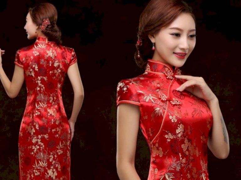 Ilustrasi. Pakain Cheongsam tidak sekadar menjadi pakaian adat, namun juga digunakan saat perayaan Imlek.