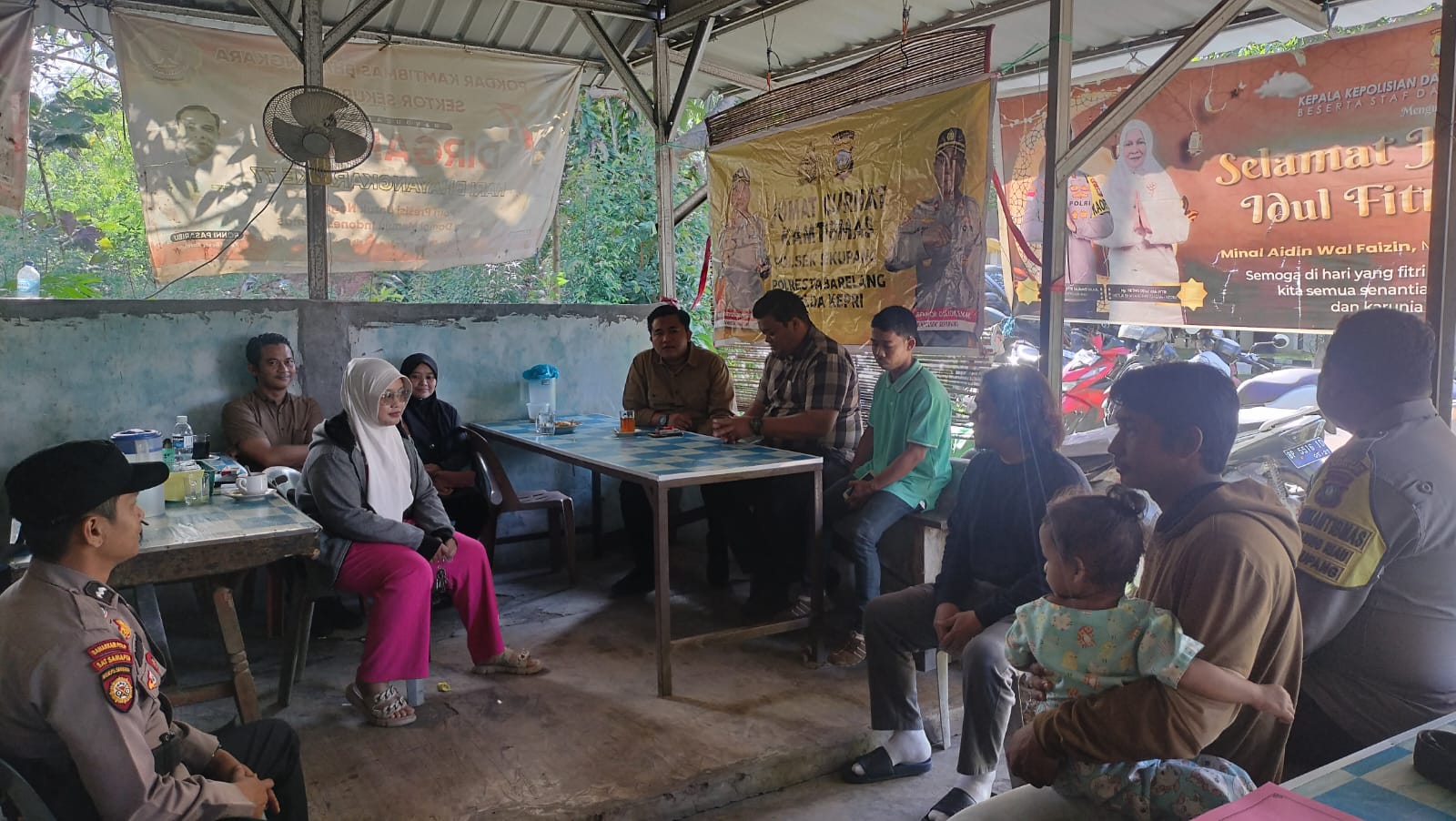 Kegiatan Jumat Curhat oleh Polsek Sekupang, Jumat (31/1).