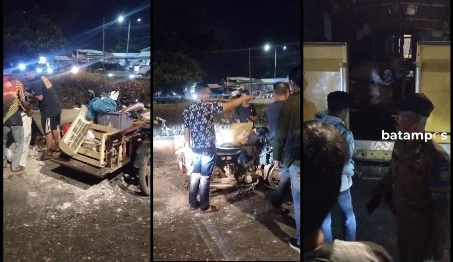 Pembuang sampah tertangkap tangan oleh petugas kebersihan saat membuang sampah di u-town jalan Pasar Jodoh, Sabtu (8/2) malam.