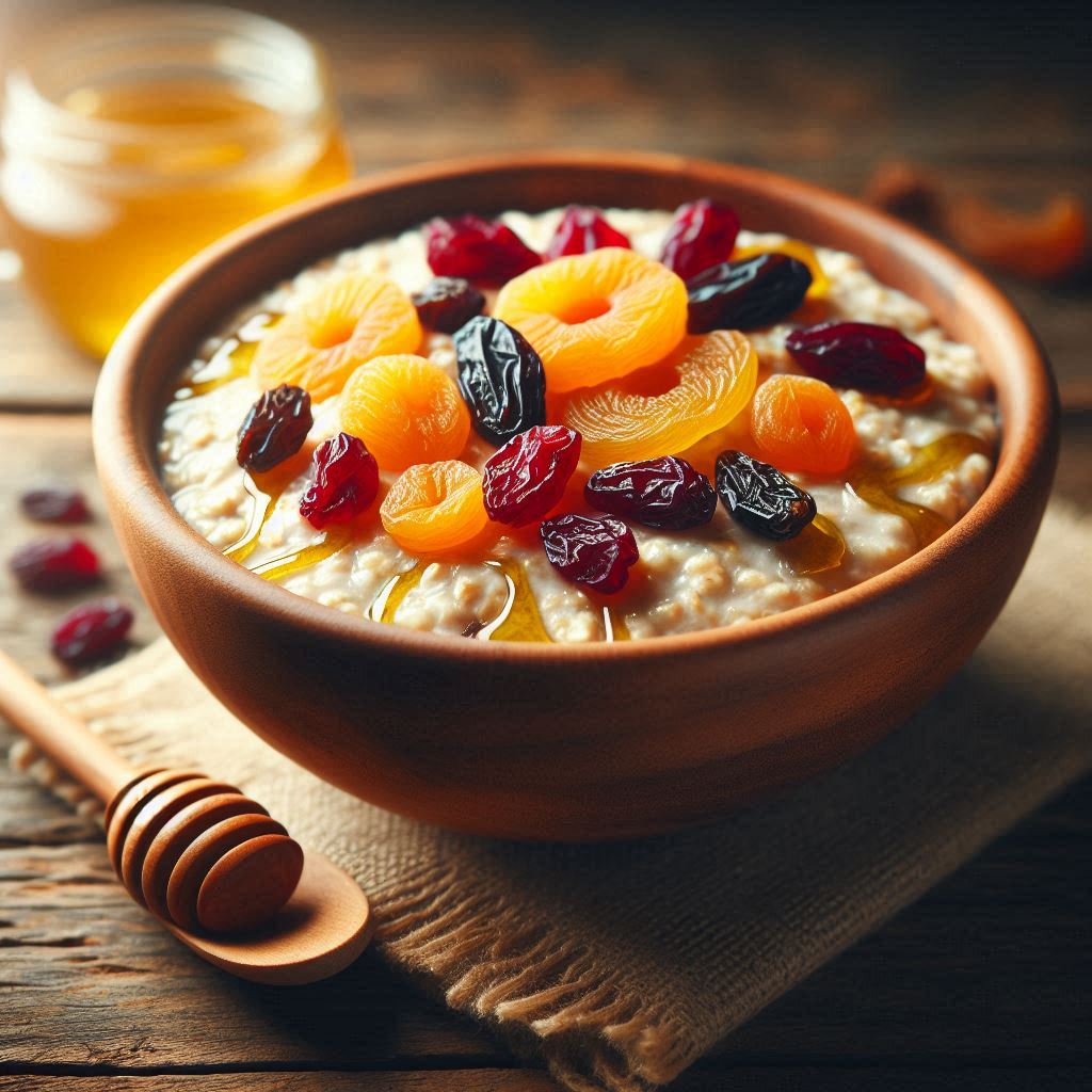 ILUSTRASI oatmeal sebagai salah satu menu sahur.