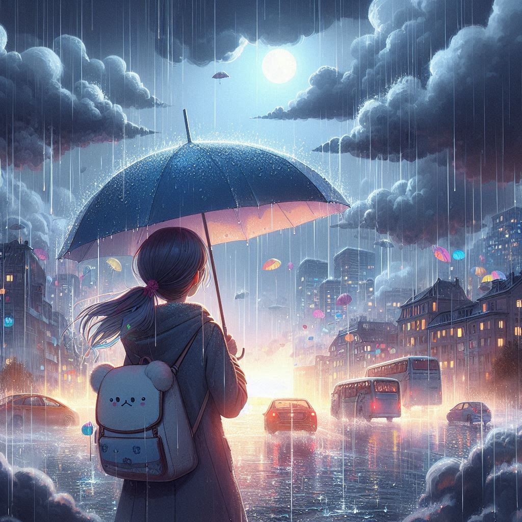 ILUSTRASI. Musim hujan.