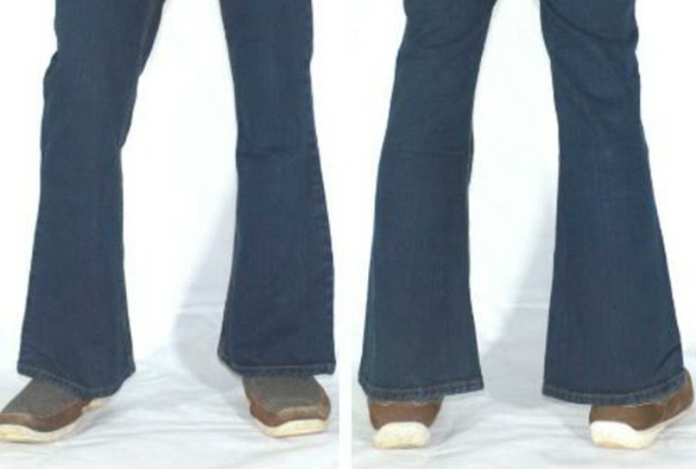 Ilustrasi. Mode celana cutbray era 70-an yang tetap populer hingga kini.