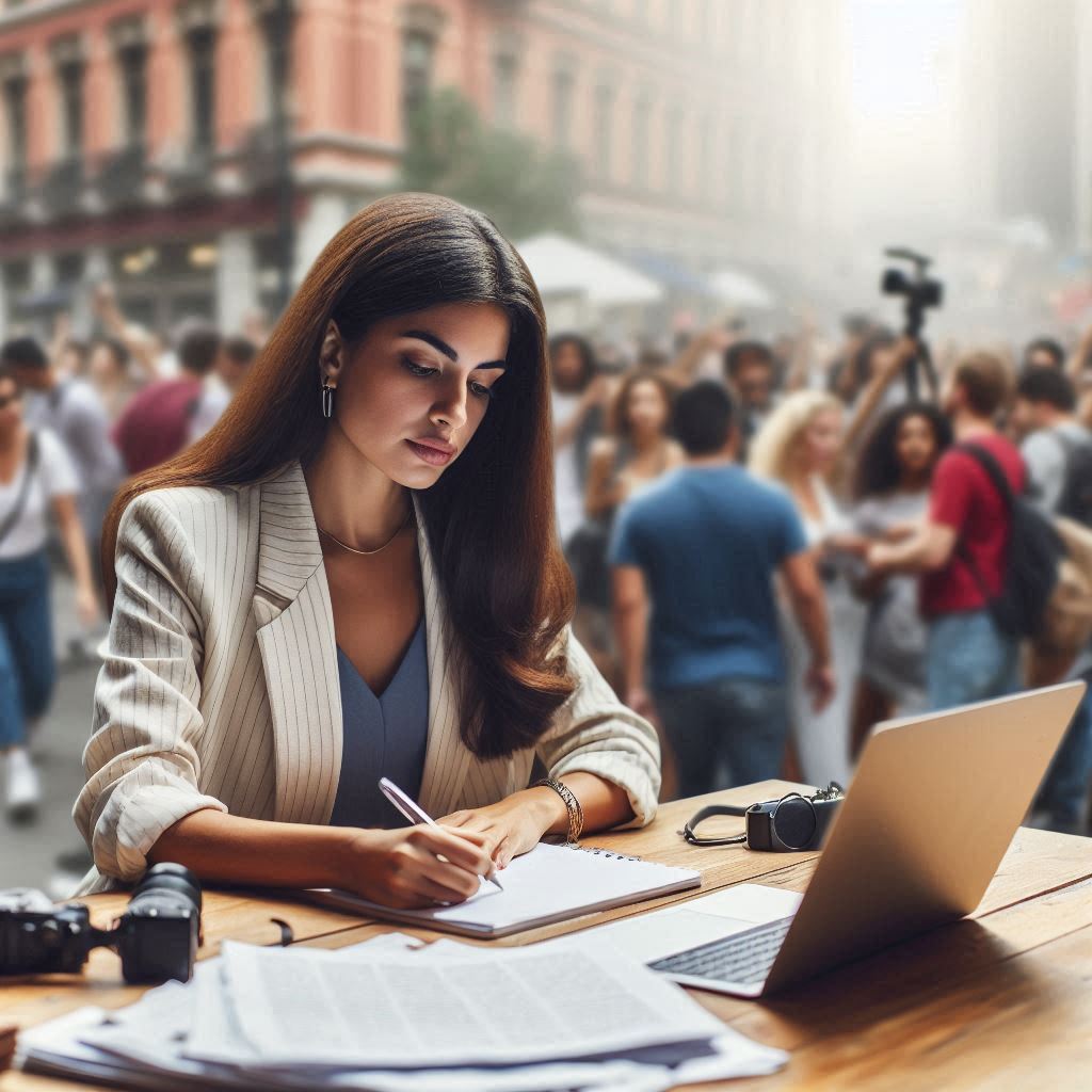 ILUSTRASI. Jurnalis, salah satu pekerjaan yang tak dapat digantikan AI.