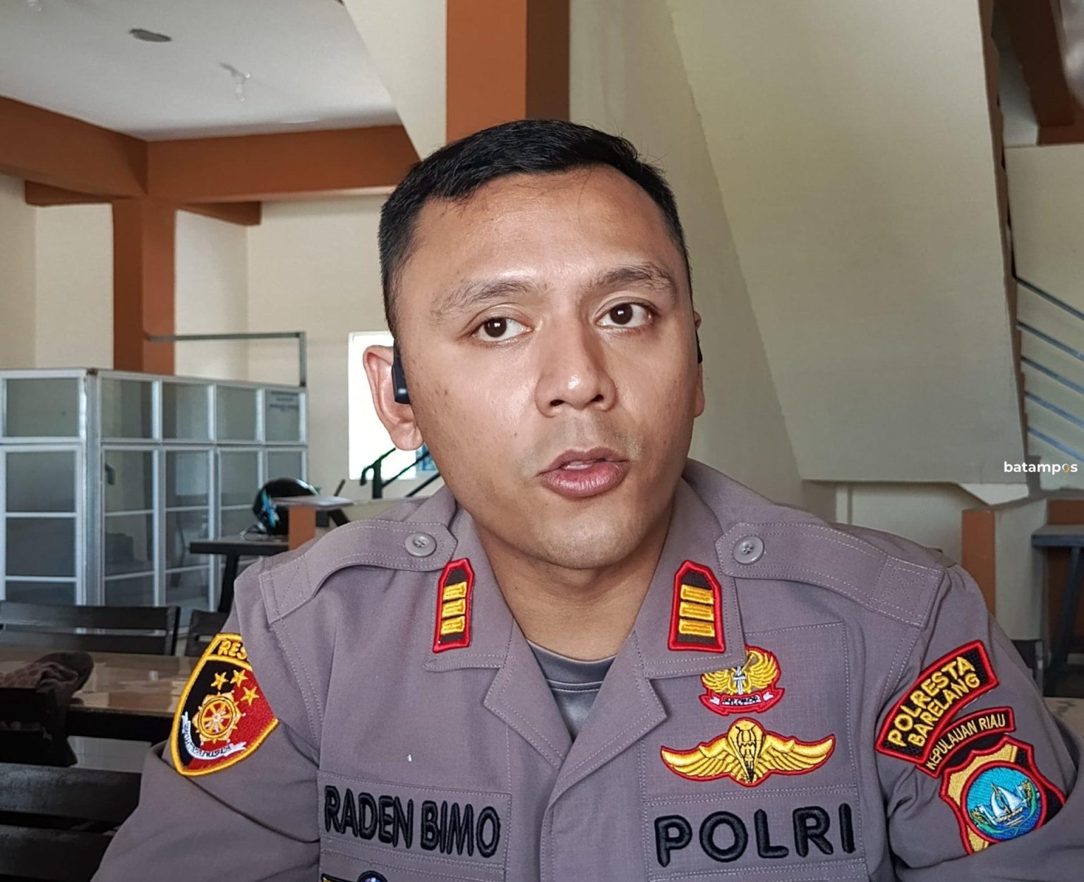 Kapolsek Batuaji, AKP Raden Bimo Dwi Lambang.