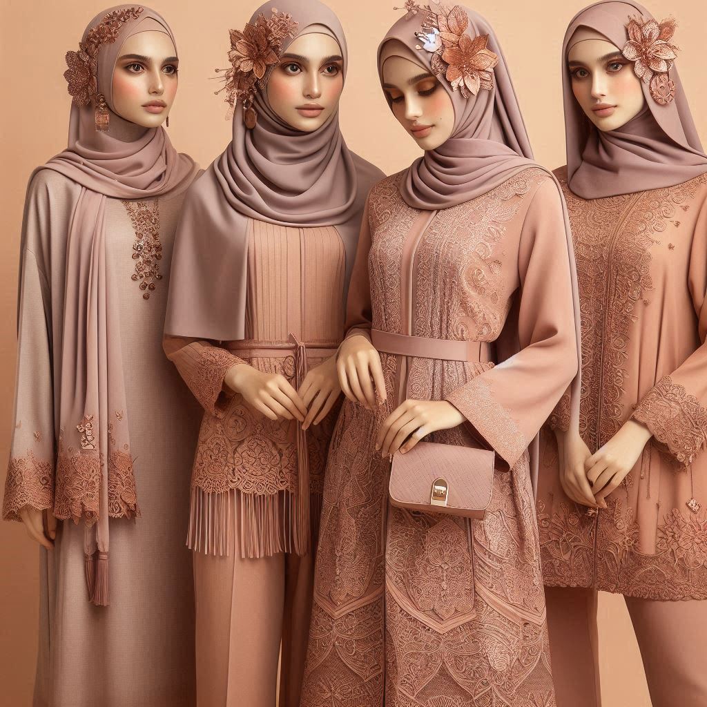 ILUSTRASI fashion Lebaran 2025.