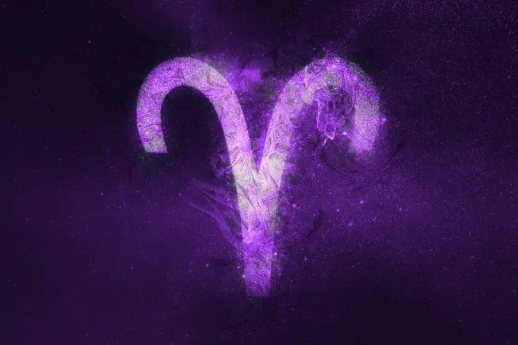 ILUSTRASI. Lambang zodiak Aries.