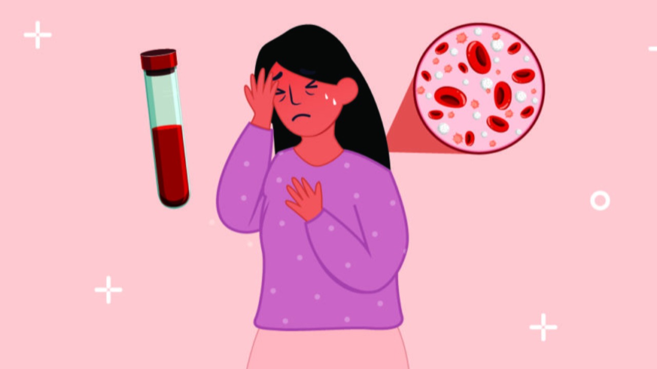 ILUSTRASI. perempuan yang mengalami anemia karena kekurangan zat besi.