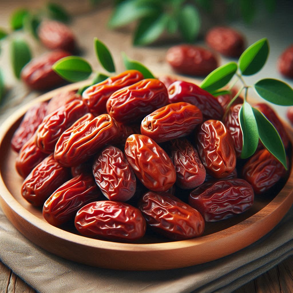 ILUSTRASI jujube atau kurma cina.