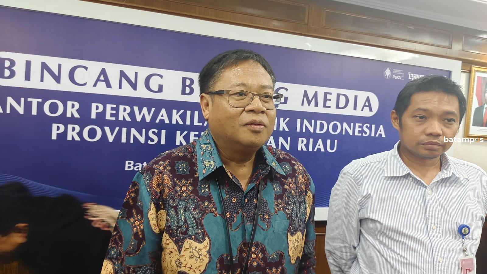 Kepala Perwakilan Bank Indonesia (BI) Provinsi Kepulauan Riau, Rony Widijarto P.