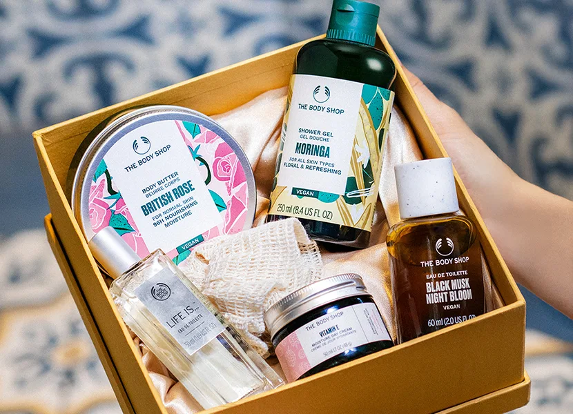 PRODUK The Body shop yang terkenal dengan Bahan alaminya.