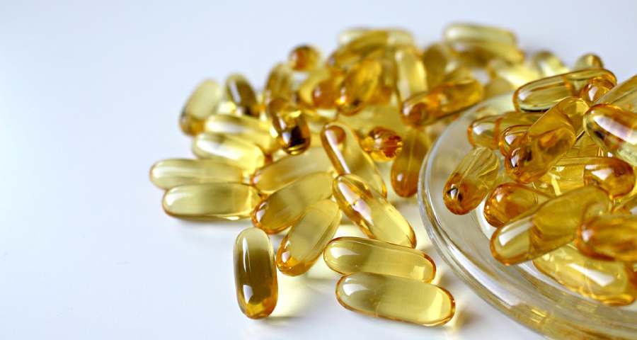 ILUSTRASI. Vitamin minyak ikan untuk anak.