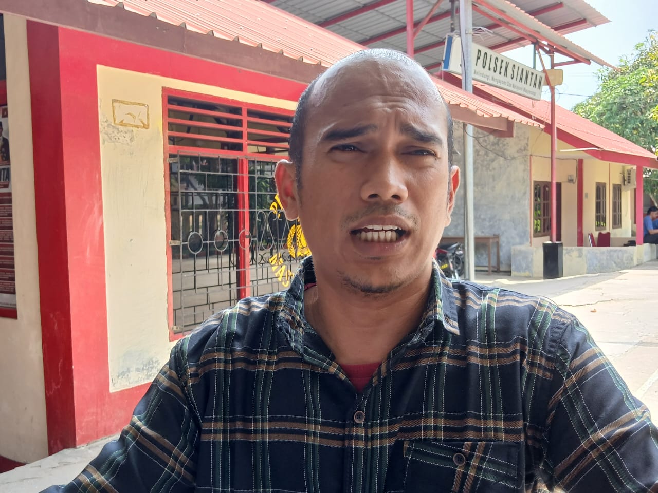 Kanit Reskrim Polsek Siantan, Ipda Syafrizal.