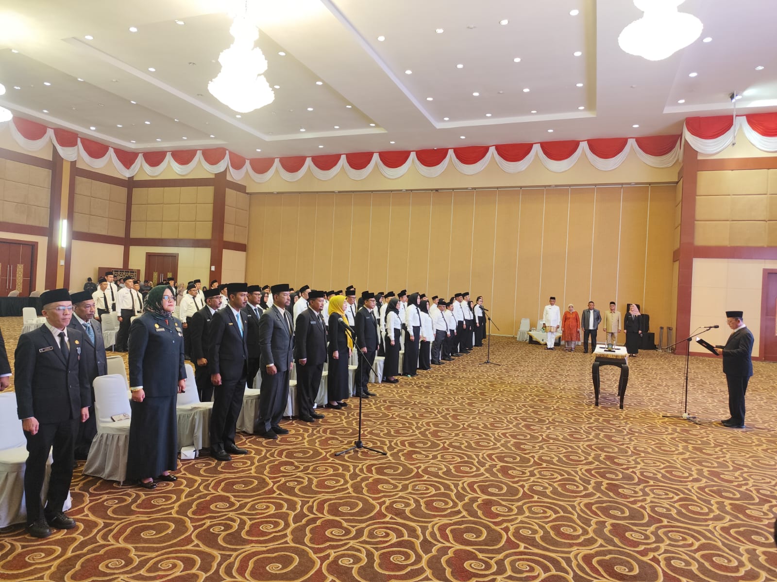 Pelantikan kepala OPD di Pemprov Kepri.