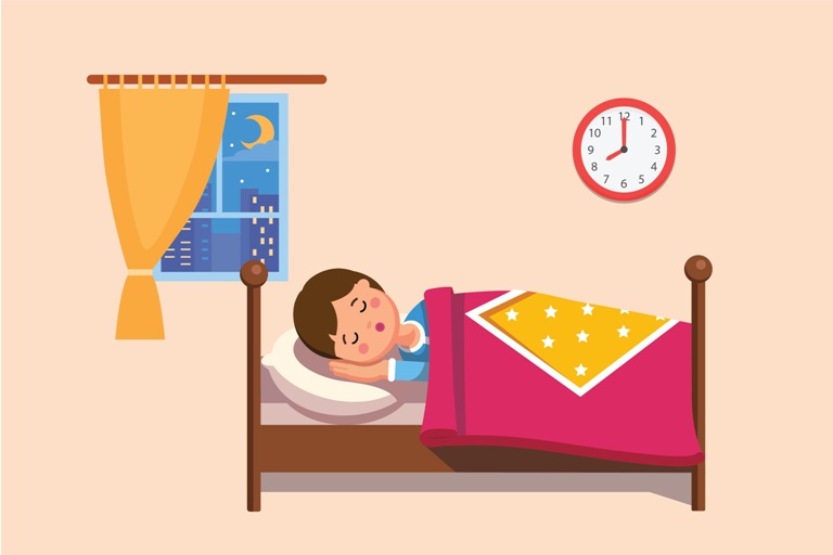 ILUSTRASI. Jam istirahat anak perlu dijaga.