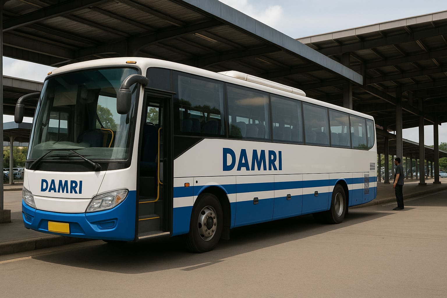Ilustrasi, Bus Damri