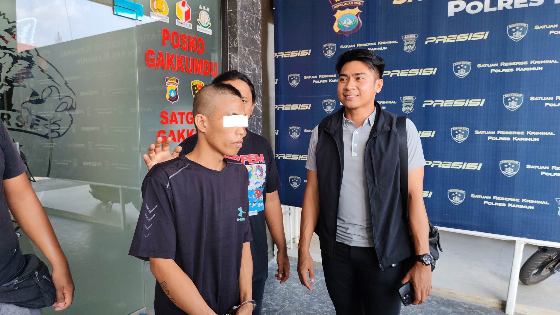 Pelaku pencurian yang diamankan Polisi.