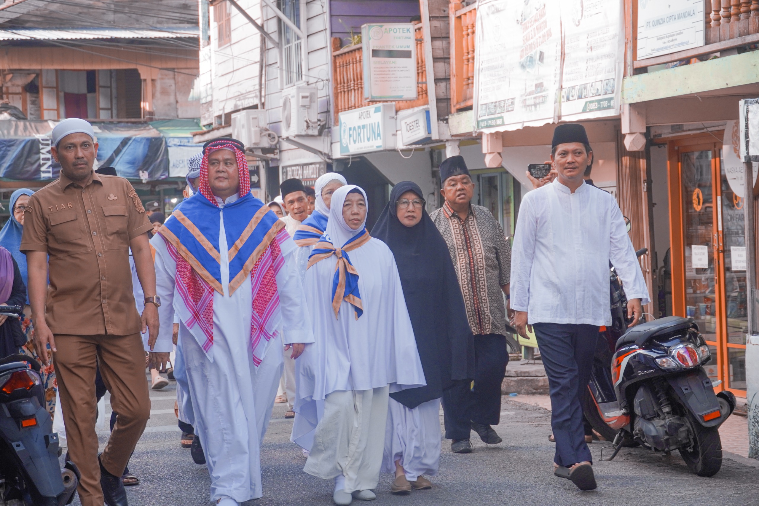 Wakil Bupati Anambas, Raja Bayu menyambut kepulanga Jama