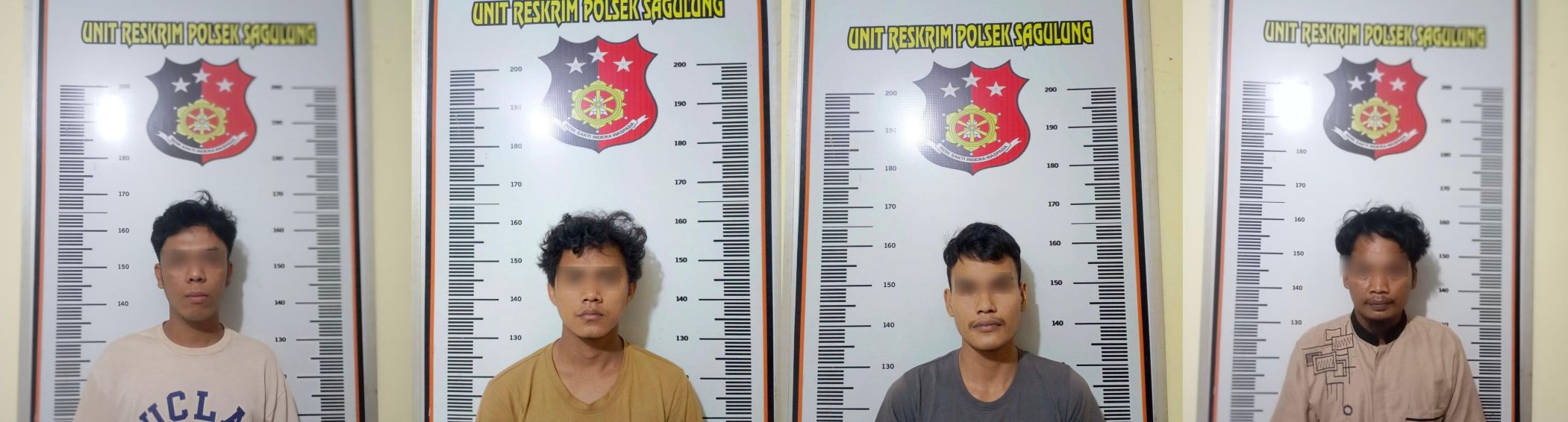 Pelaku pengeroyokan.