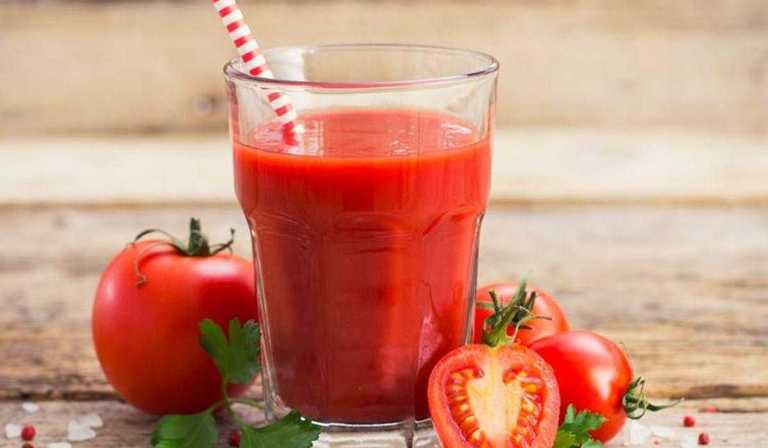 ILUSTRASI. Jus tomat sehat dan menyegarkan.