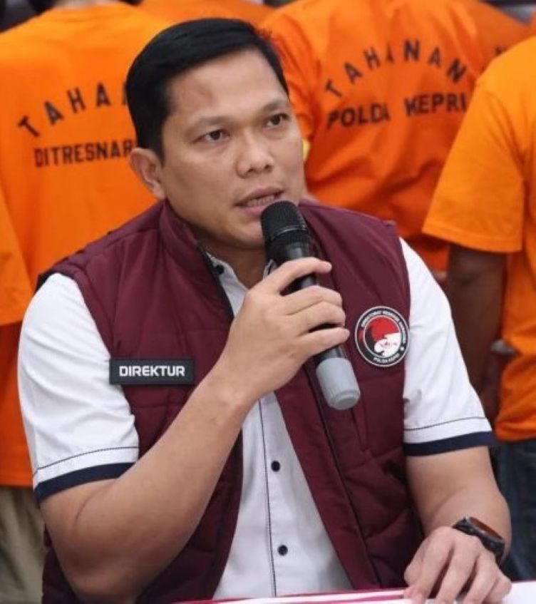 Direktur Reserse Narkoba Polda Kepri, Kombes Pol Anggoro Wicaksono