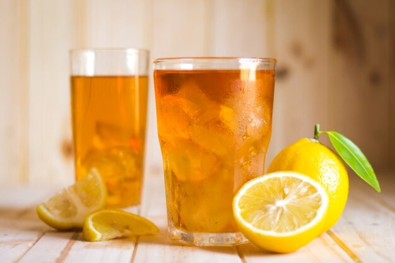 ILUSTRASI. Lemon tea segar dan sehat.