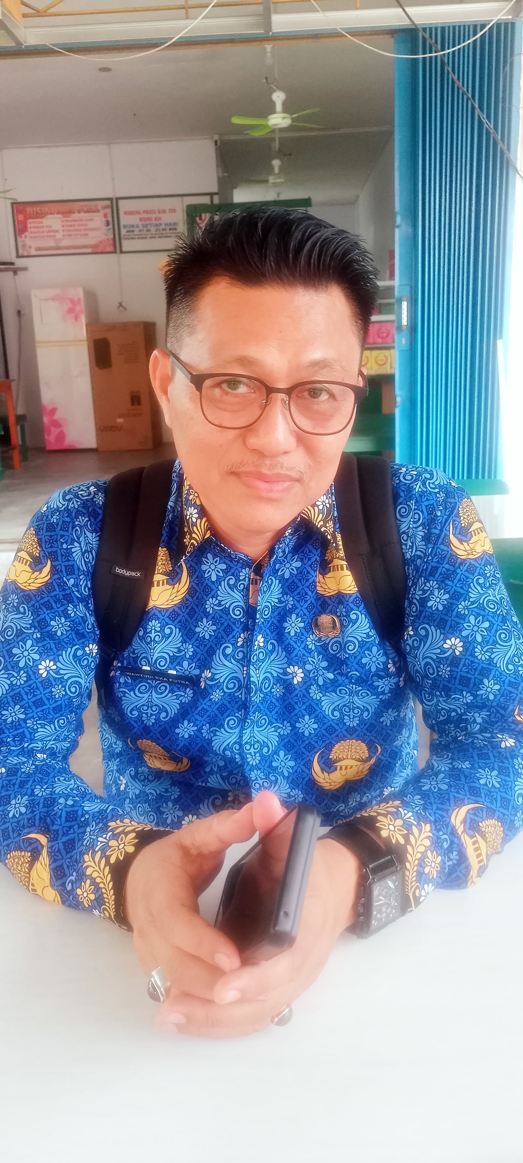 Wahyudi Eka Putra, Kepala Bidang Pendataan dan penetapan Bapenda Lingga, Kamis (17/7).