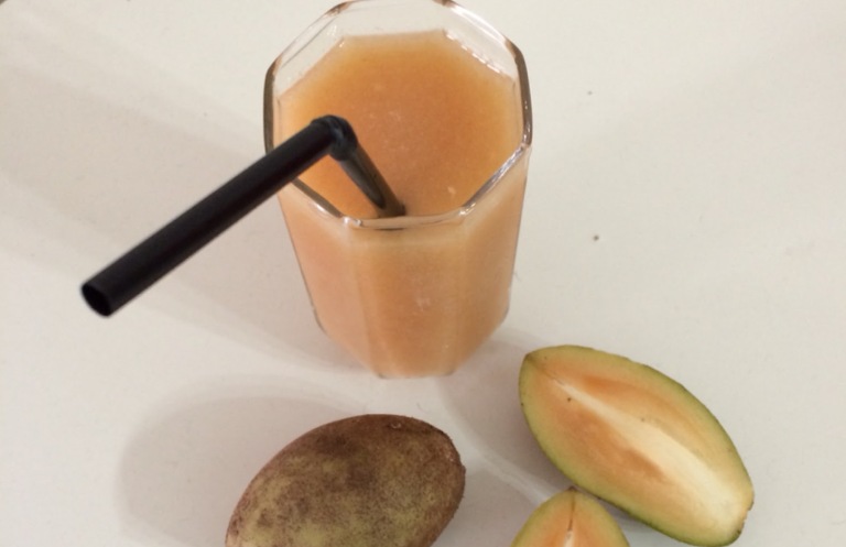 ILUSTRASI. Smoothie buah ciku.
