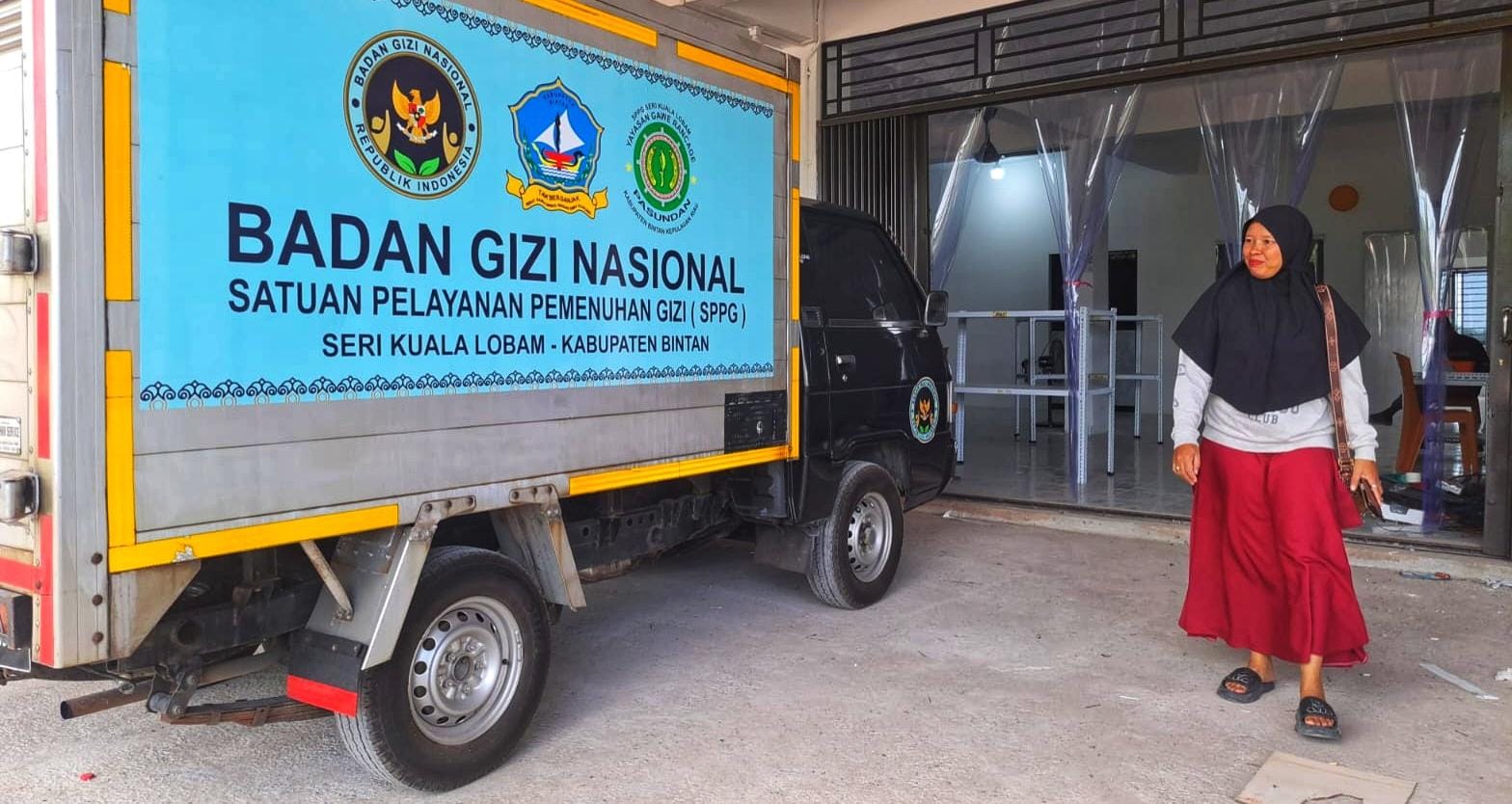 SPPG Seri Kuala Lobam yang berada di jalan Indusuri, Kecamatan Seri Kuala Lobam, Bintan.