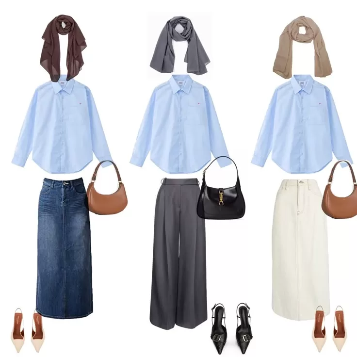 INSPIRASI mix and match busana casual dan trendy.