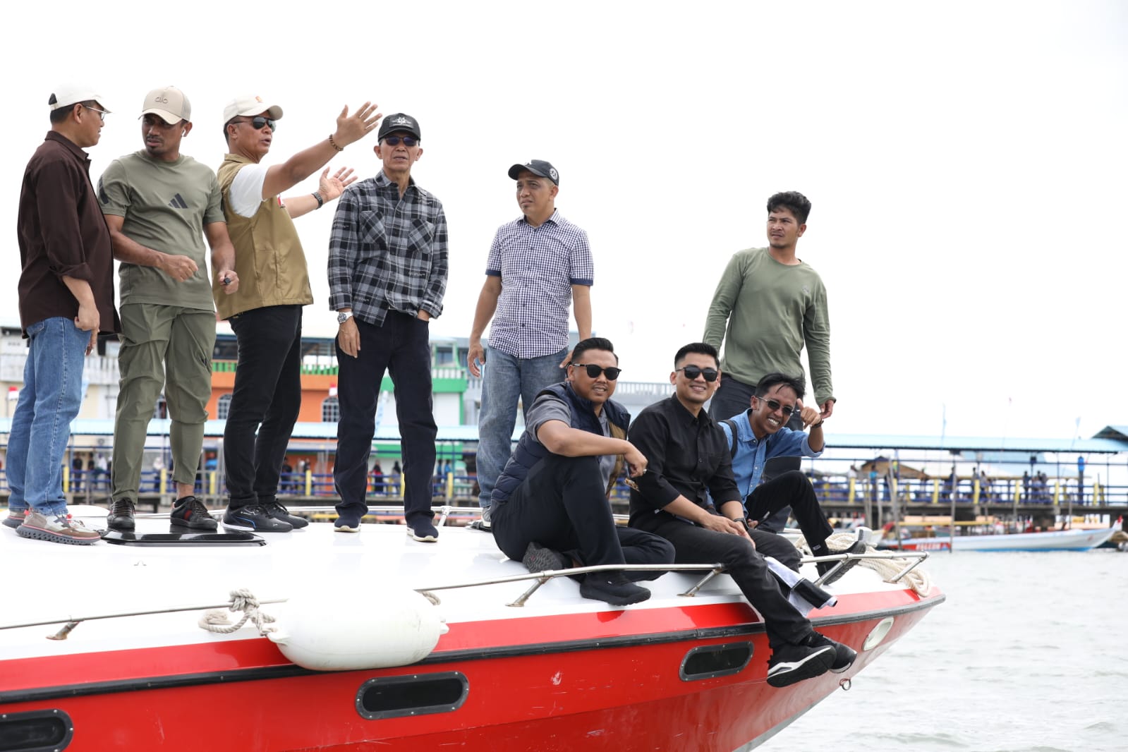 Amsakar saat membuka event sampai layar ketinting di Belakang Padang.