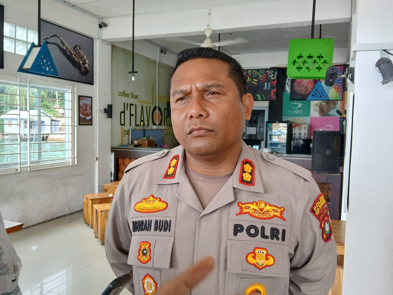 Kapolres Anambas, AKBP I Gusti Ngurah Agung Budianaloka.