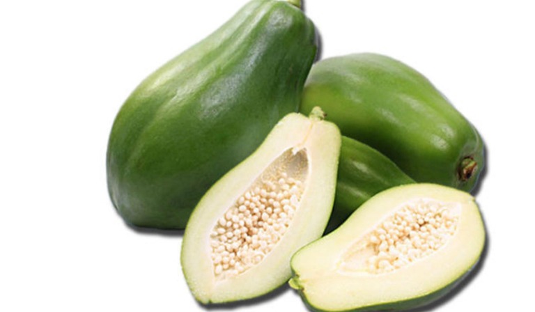 ILUSTRASI. Pepaya muda lebih banyak digunakan sebagai olahan masakan sayuran.