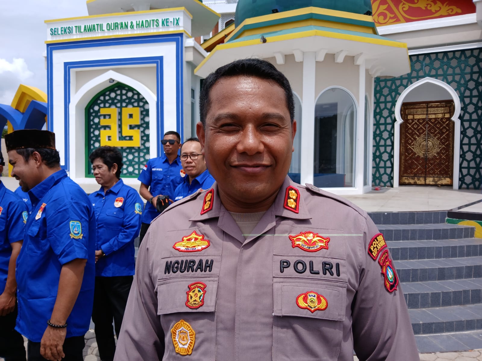 Kapolres Anambas, AKBP I Gusti Ngurah Agung .