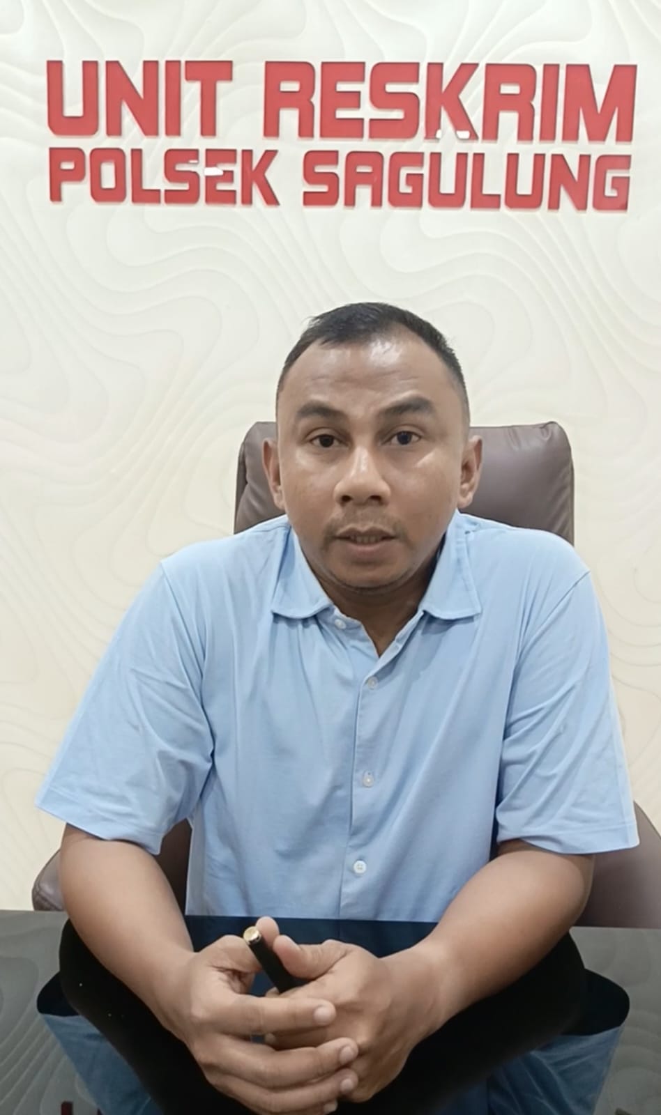 Kanit Reskrim Polsek Sagulung, Iptu Anwar Aris.