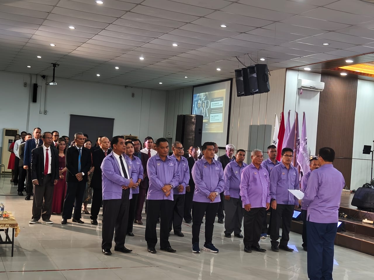 Pengurus Perkumpulan Kerukunan Umat Pentakosta (Perkupi) Wilayah Kepulauan Riau (Kepri) saat dilantik Sabtu (6/9/2025).
