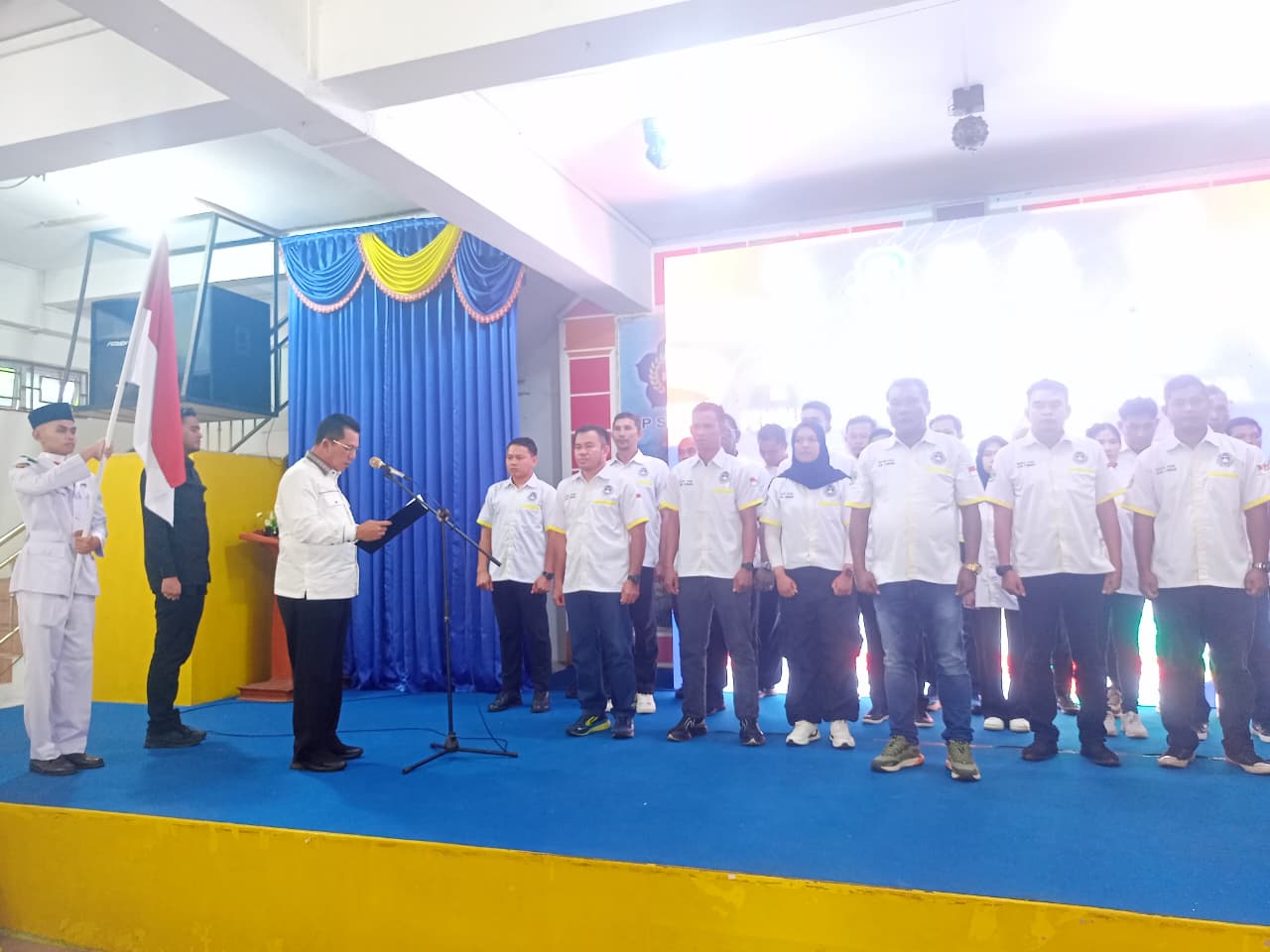 Pelantikan pengurus Askab Lingga.