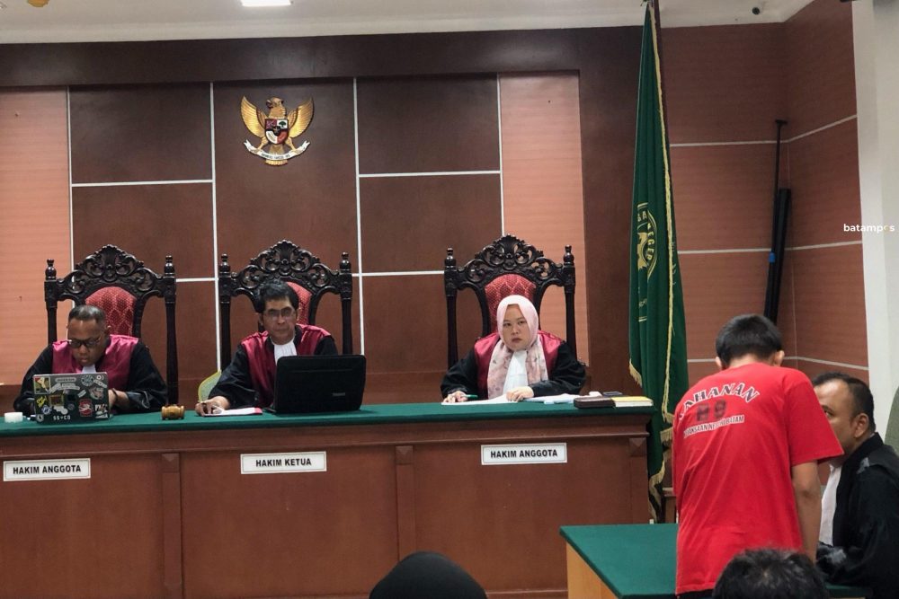 Sidang perkara narkotika dengan terdakwa Arif Bijaksana, Rabu (10/9).