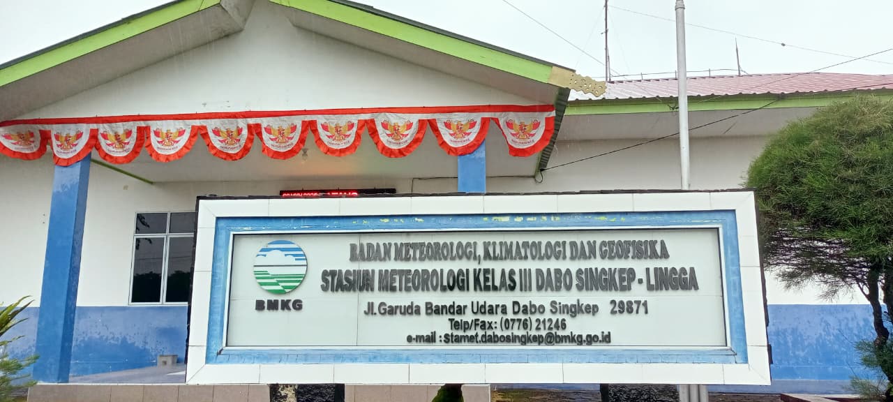 Kantor BMKG Dabo Lingga.